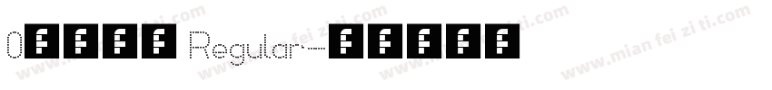 0欧式字体 Regular字体转换